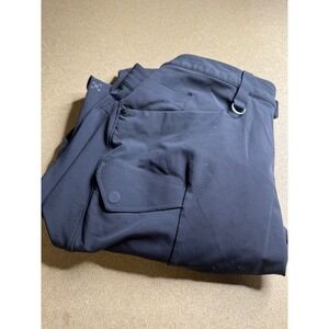 Lululemon Lab Mens Ripstop‎ Cargo Pants Charcoal Grey Technical Hiking Trousers